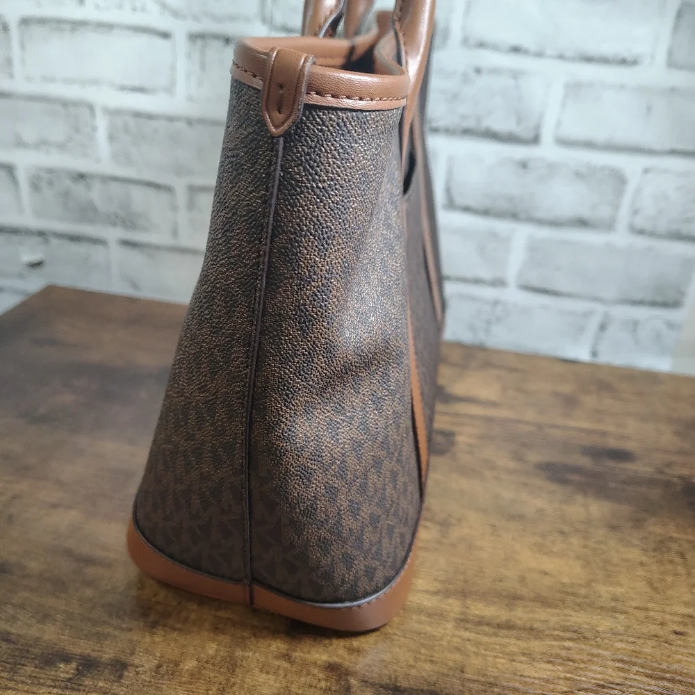 Michael Kors Luisa Medium Satchel Bag Brown 30R4G99S2V Women's